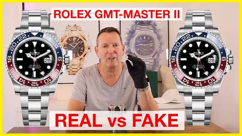 rolex gmt master fake vs original